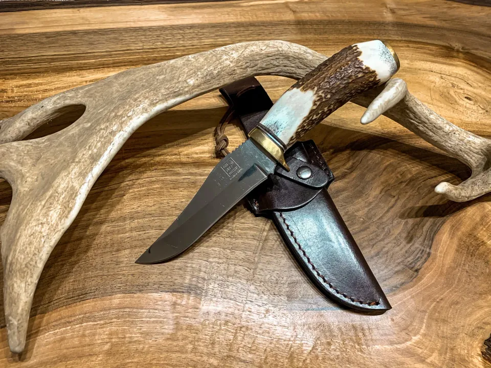 Oh My Deer Hirschhorngriff jagtkniv med hjortehorn