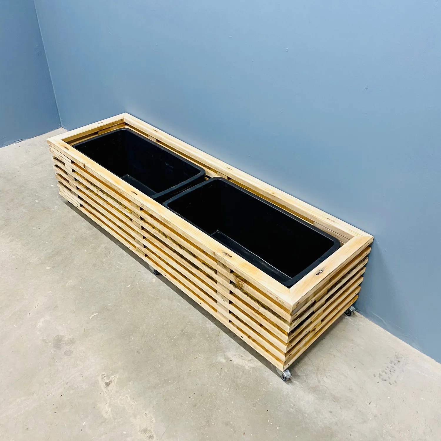 Kabeltromlen Plantekasse plantekasse brugte traller 95 cm hjul