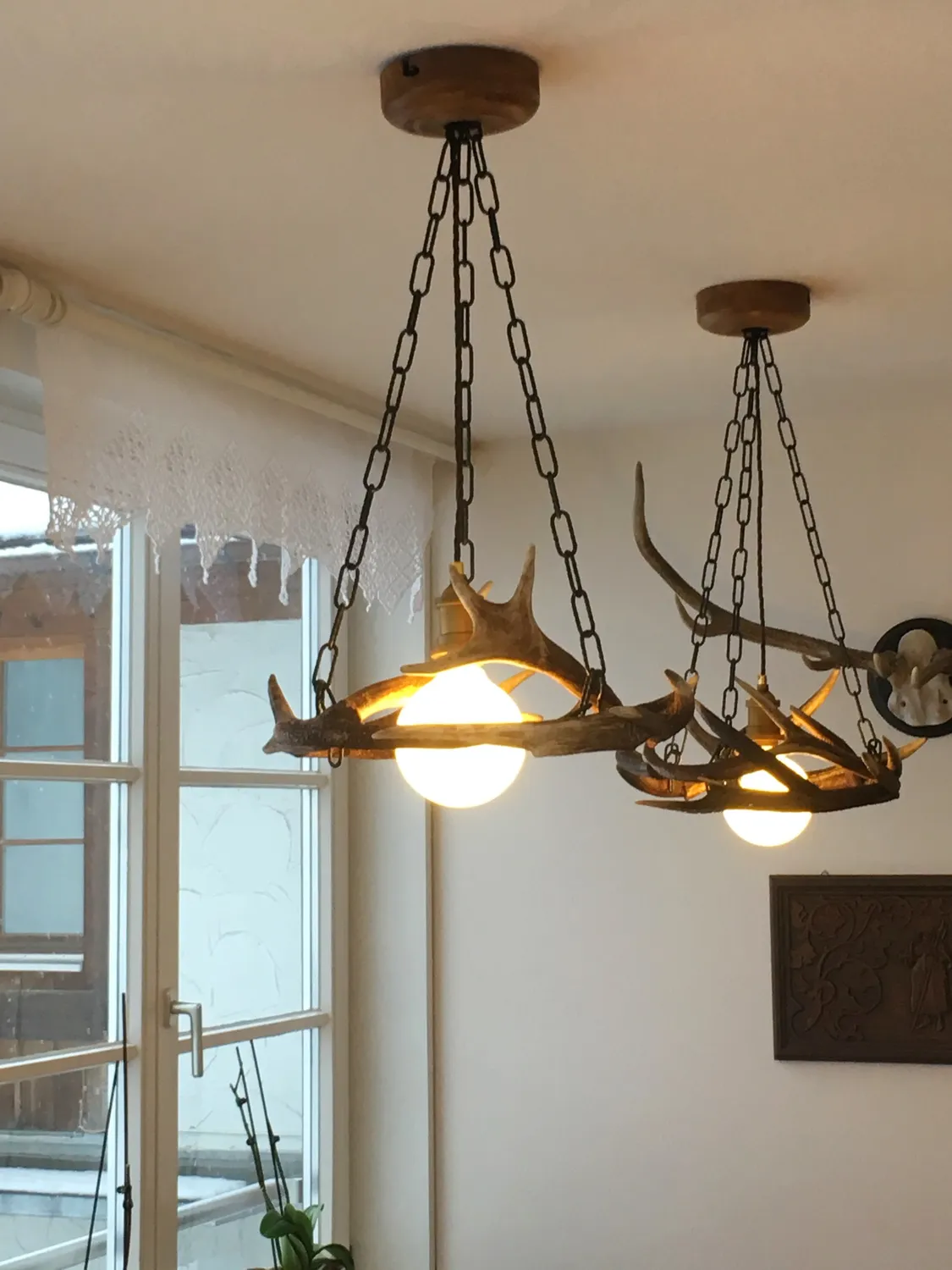 Oh My Deer Geweihlampe lille bordlampe gevir