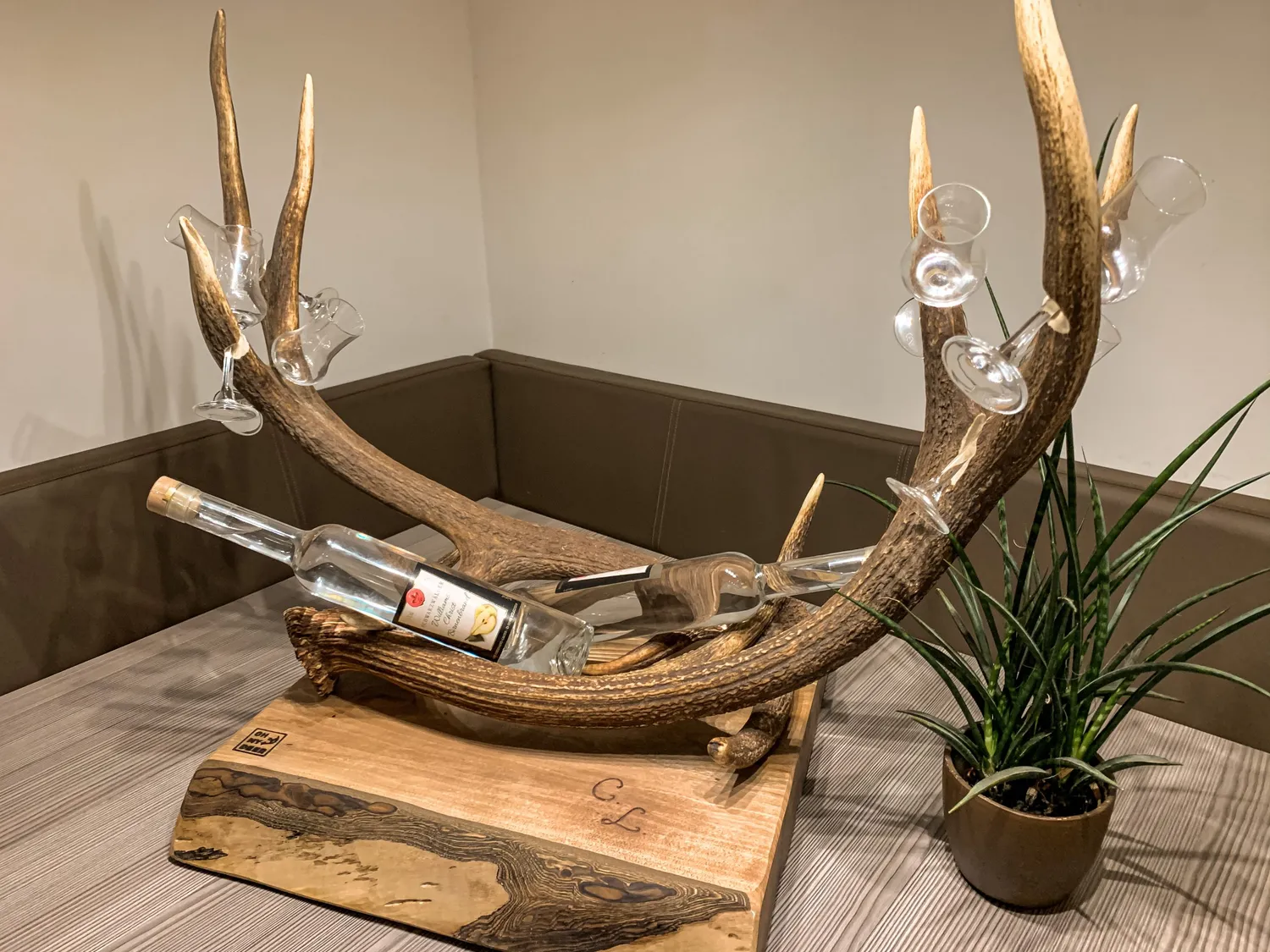 Oh My Deer snapspræsentation serveringsbræt rustik