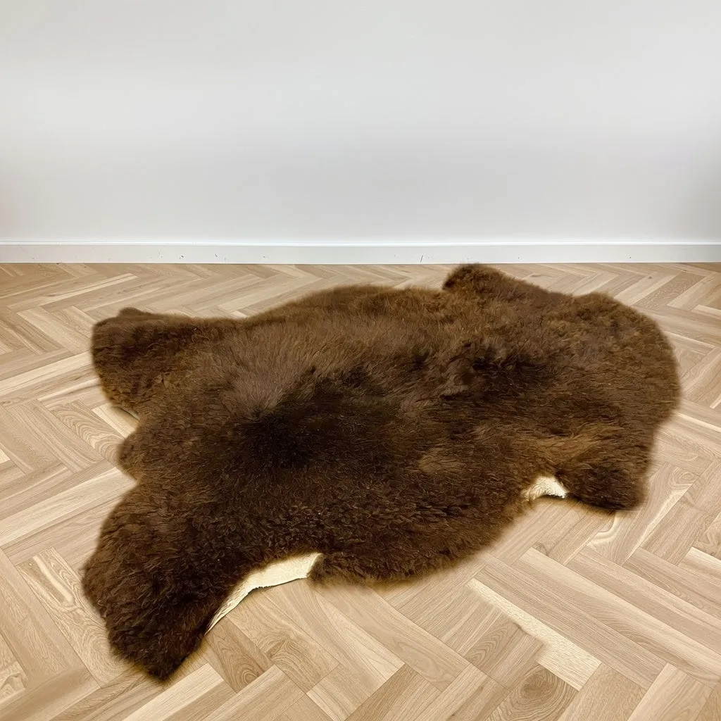 Kabeltromlen Lammeskind hvid/beige ca. 110 cm