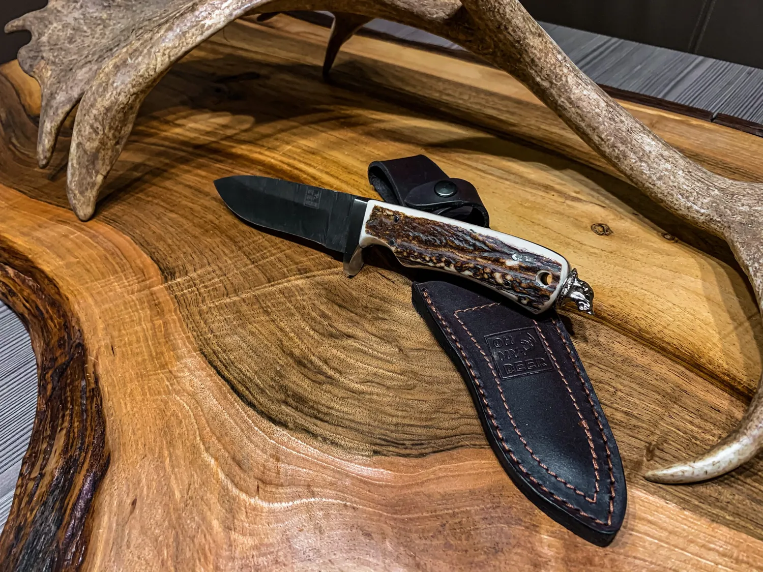 Oh My Deer Damascus Jagdmesser jagtkniv damaskus