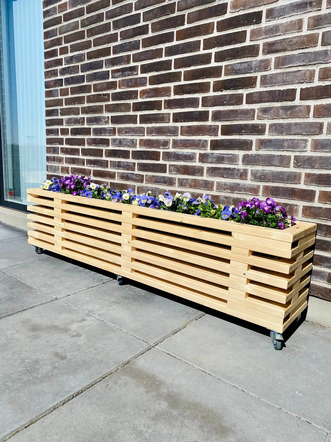 Kabeltromlen Blomsterkasse Traller 95 cm smal