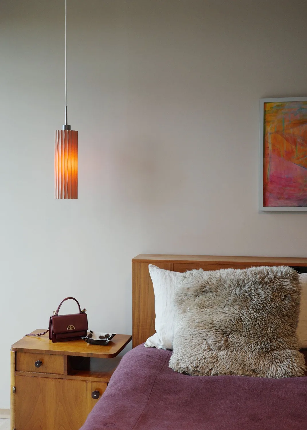 HYFER Kakta pendel Linen bio-lampe