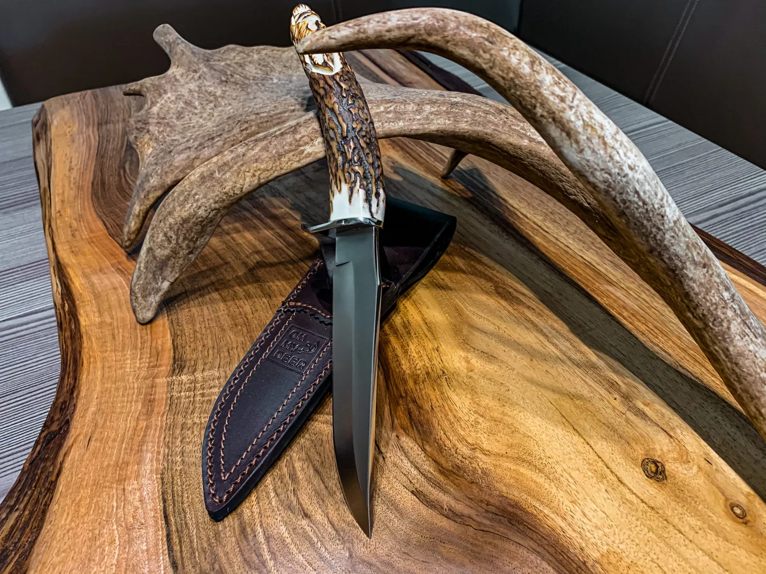 Oh My Deer Jagdmesser MV-Stahl jagtkniv mv-stål