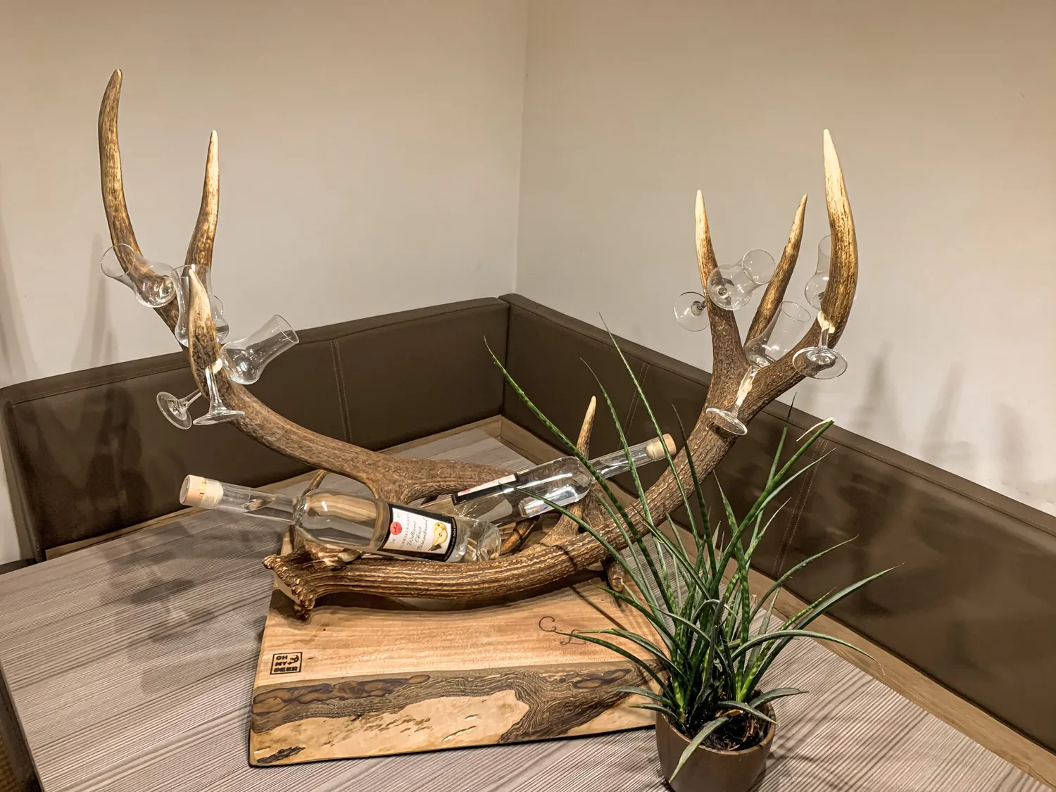 Oh My Deer snapspræsentation serveringsbræt rustik