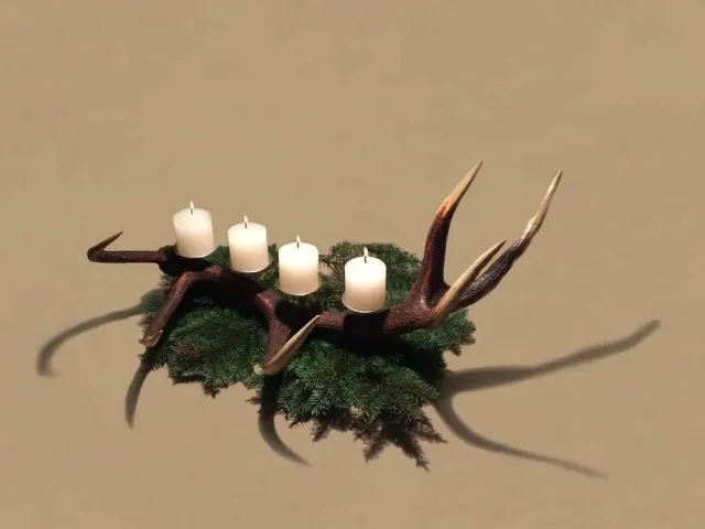 Oh My Deer adventskrans hjortegevir træ