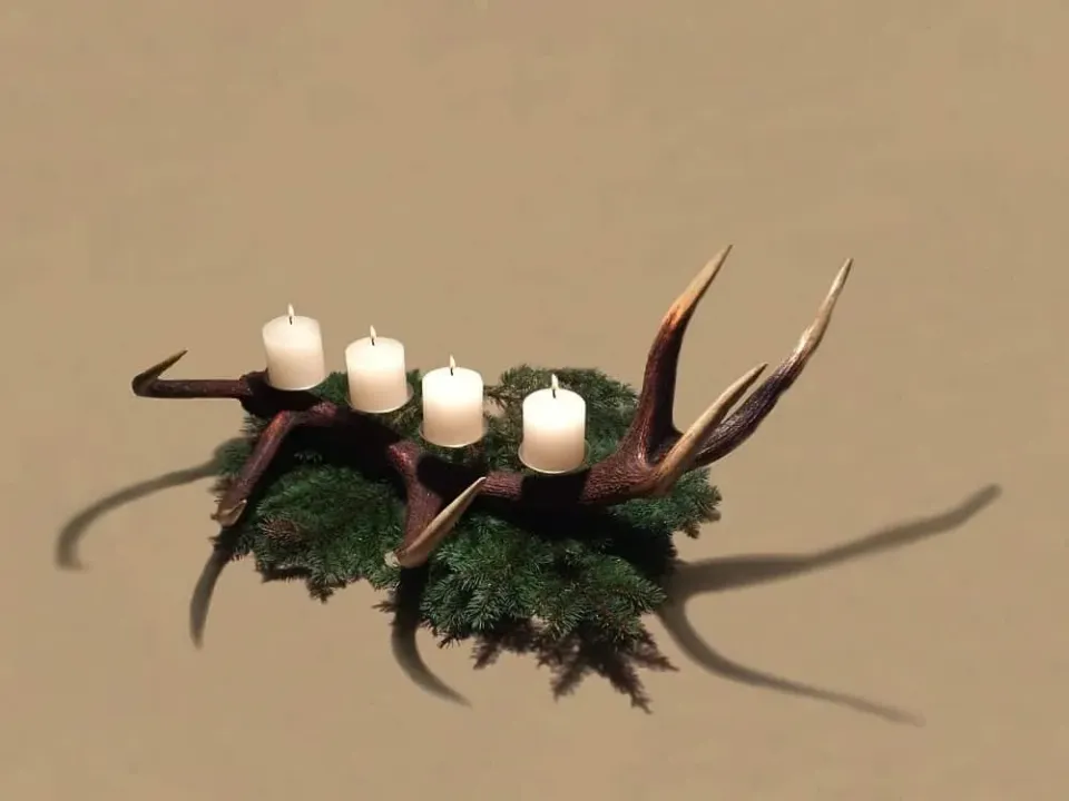 Oh My Deer adventskrans hjortegevir træ