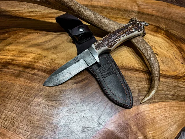 Oh My Deer Damascus Jagdmesser jagtkniv damaskus