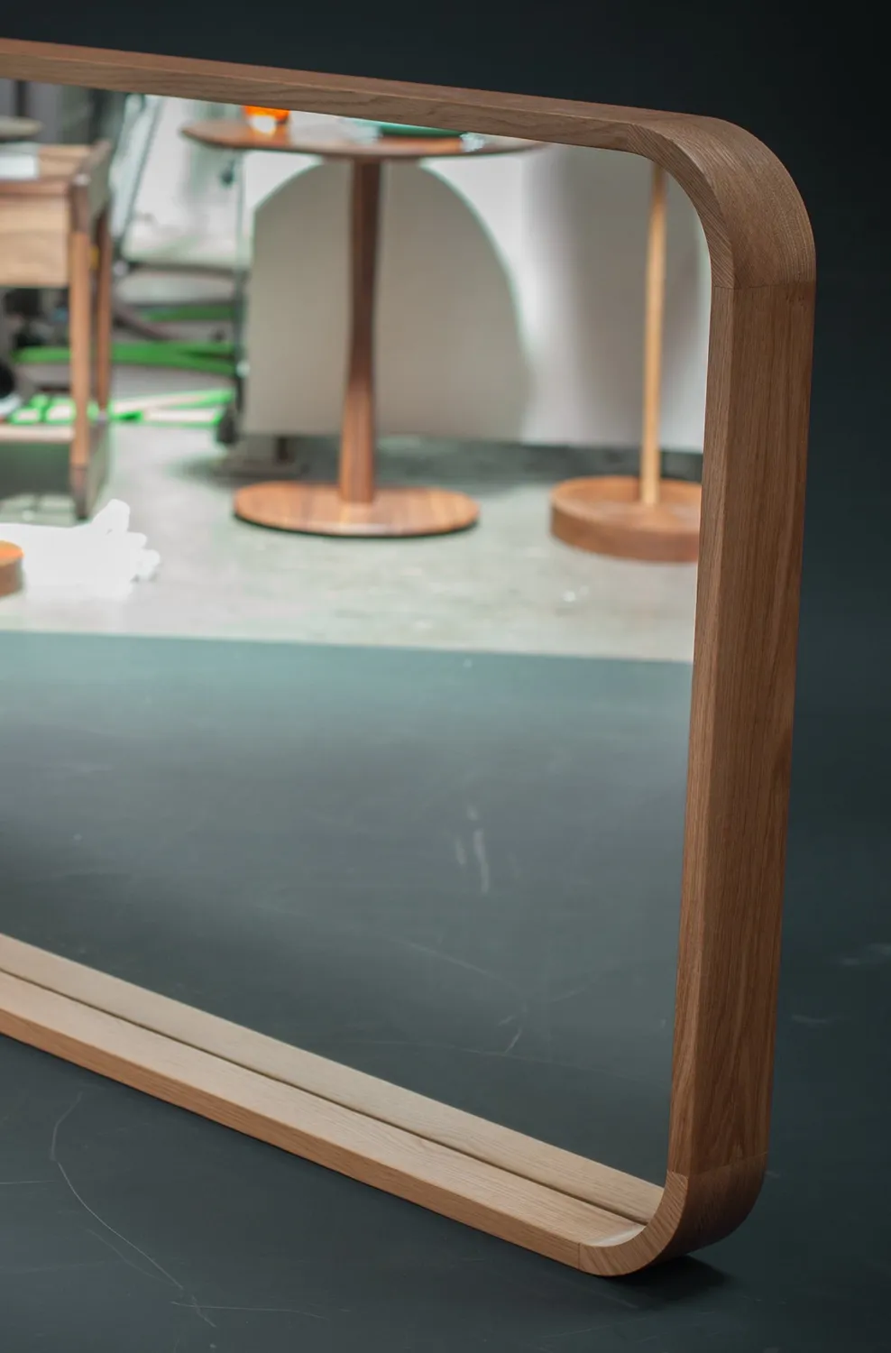 Habitables 02 vægspejl rektangulært eg 80x40 cm