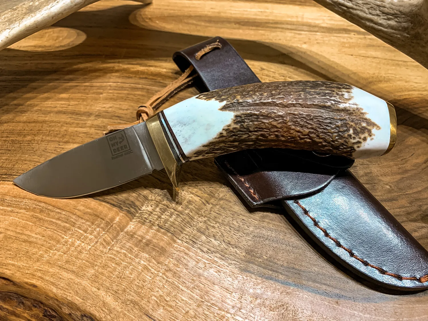 Oh My Deer Jagdmesser jagtkniv hjortehorn klassisk