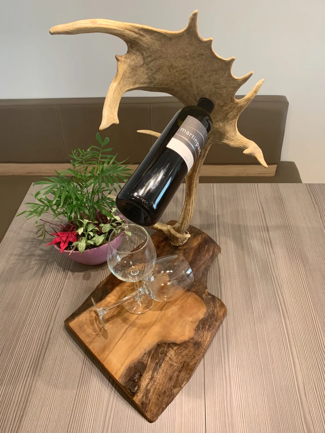 Oh My Deer Weinflaschenhalter vinholder i træ massiv