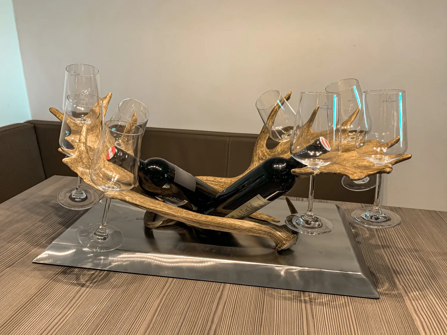 Oh My Deer Weinglas Präsentation vinglasholder stål