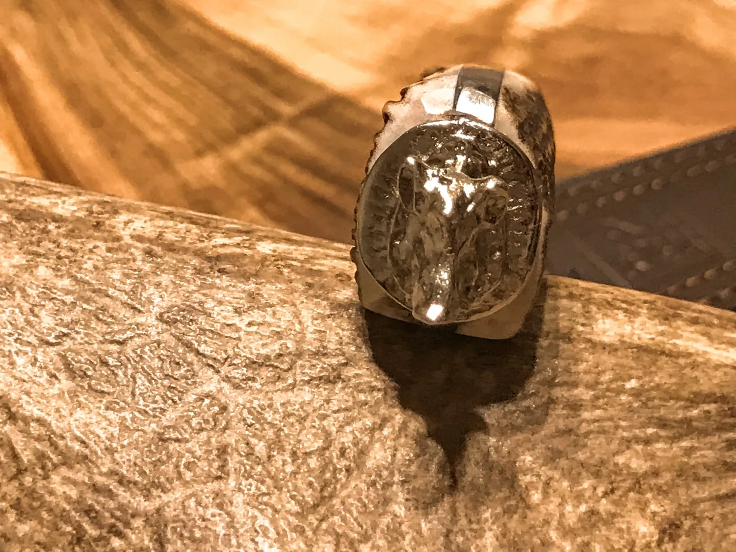Oh My Deer Damaststahl kniv jagtkniv mønstret
