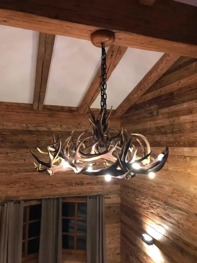 Oh My Deer Hirschgeweih lampe i gevir til loft