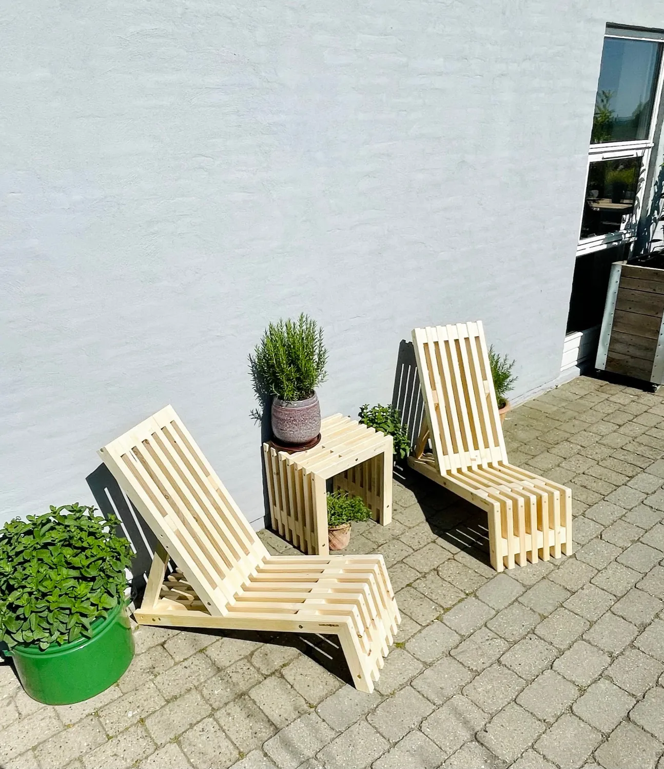 Kabeltromlen Solstol nye traller ubehandlet