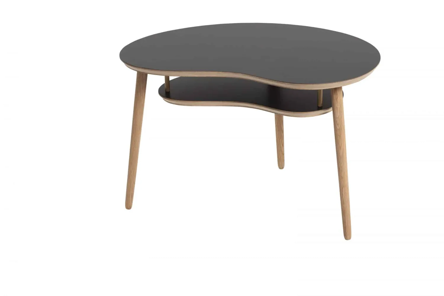 Bønnebord Mellem sofabord høj hylde Black 70 cm