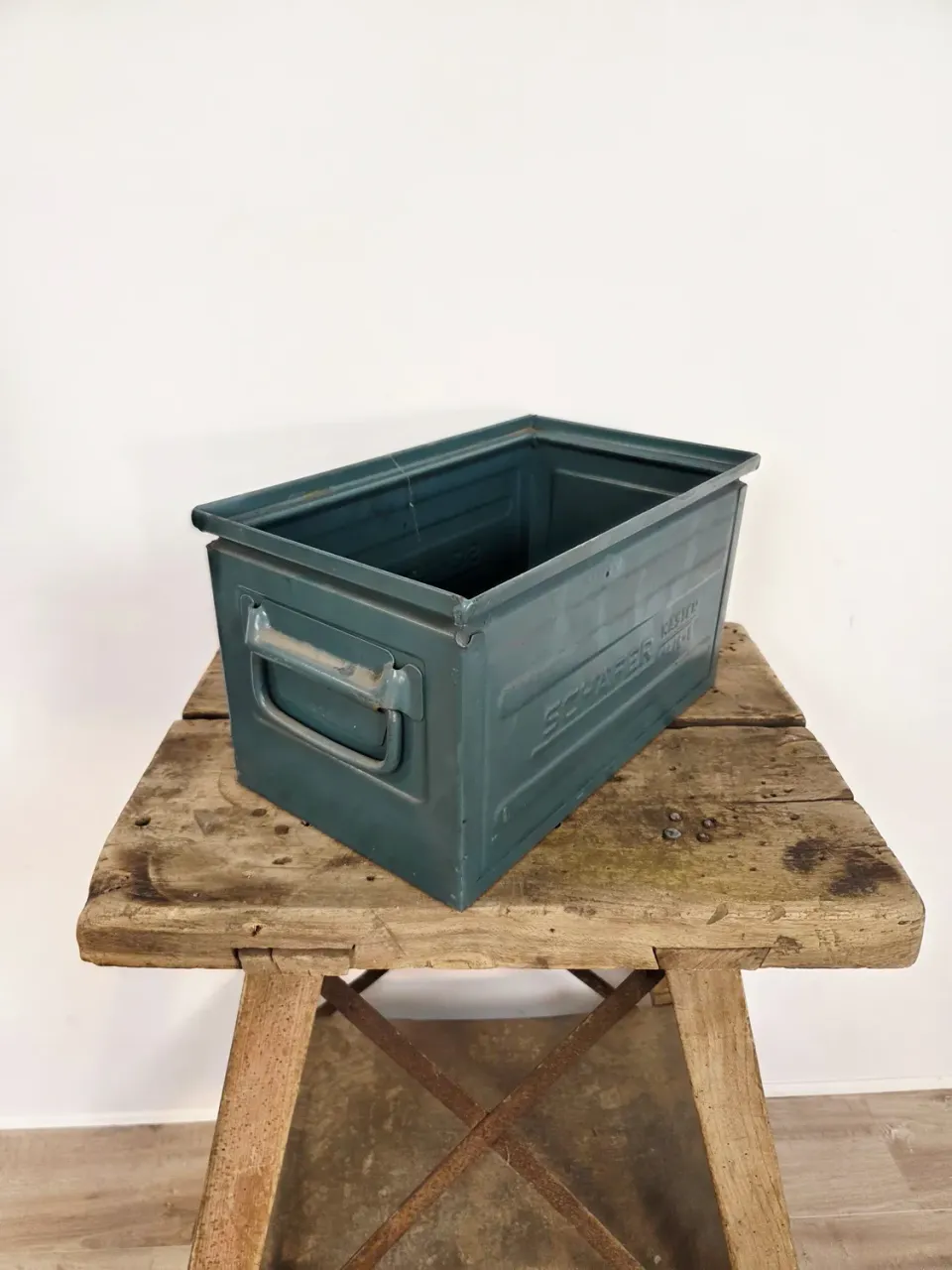 Kabeltromlen Robin Værkstedskasse Metal 36 cm rustik