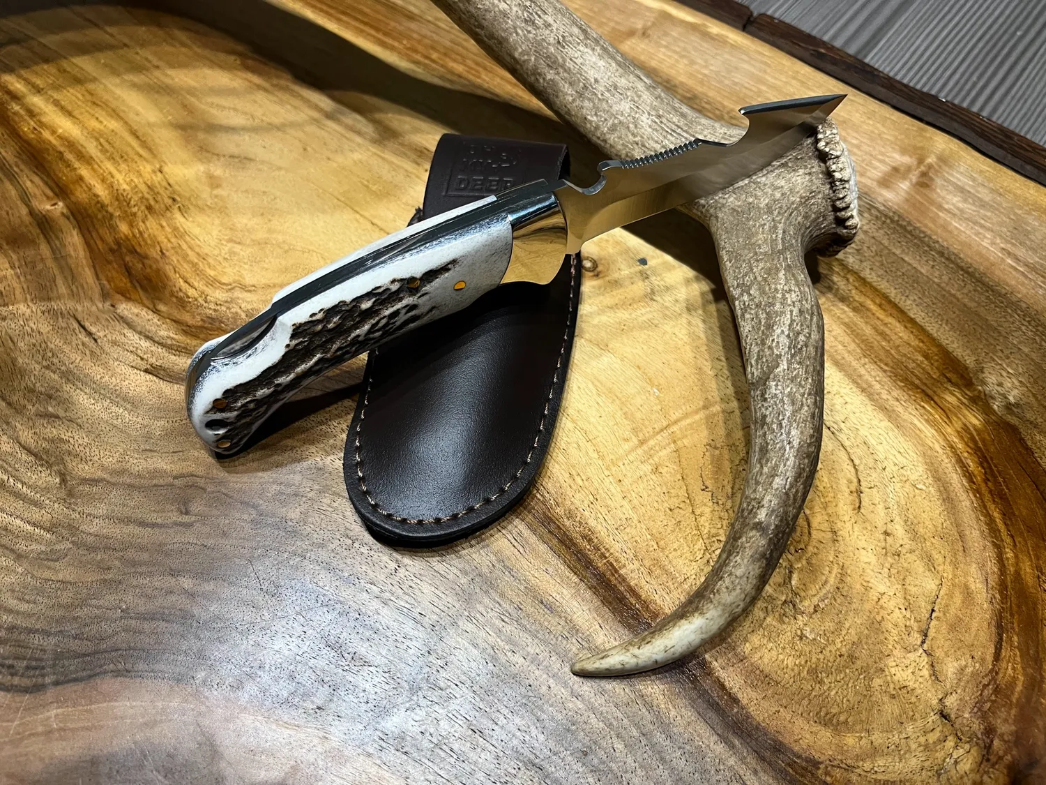 Oh My Deer Taschenmesser lommekniv med skinnerhage