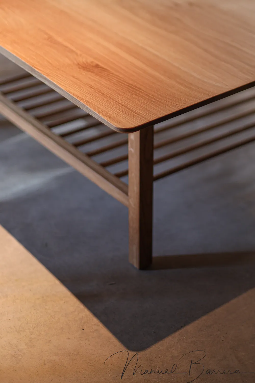 Habitables Carved 06 sofabord eg 100x60 udskæring