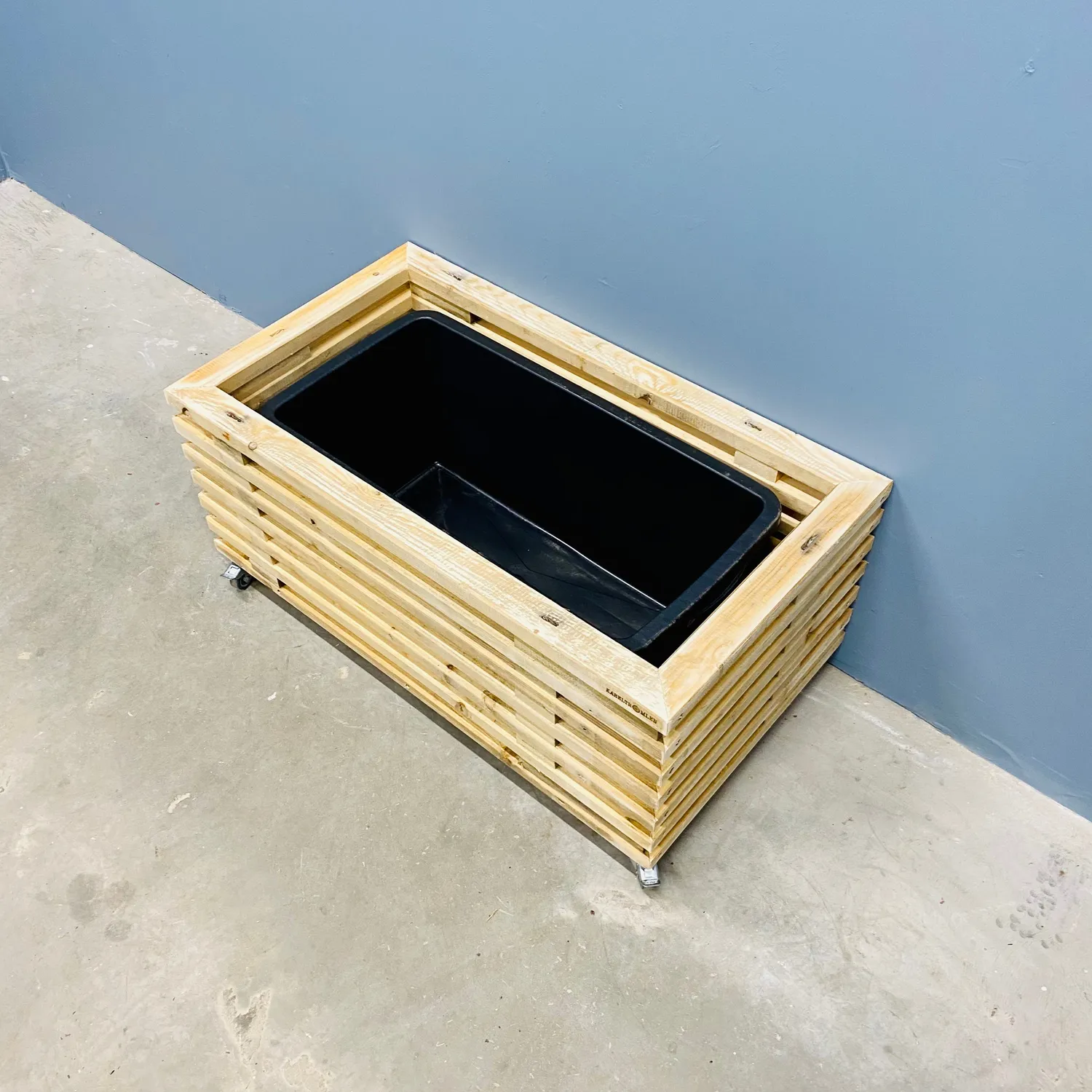 Kabeltromlen Plantekasse plantekasse brugte traller 95 cm hjul