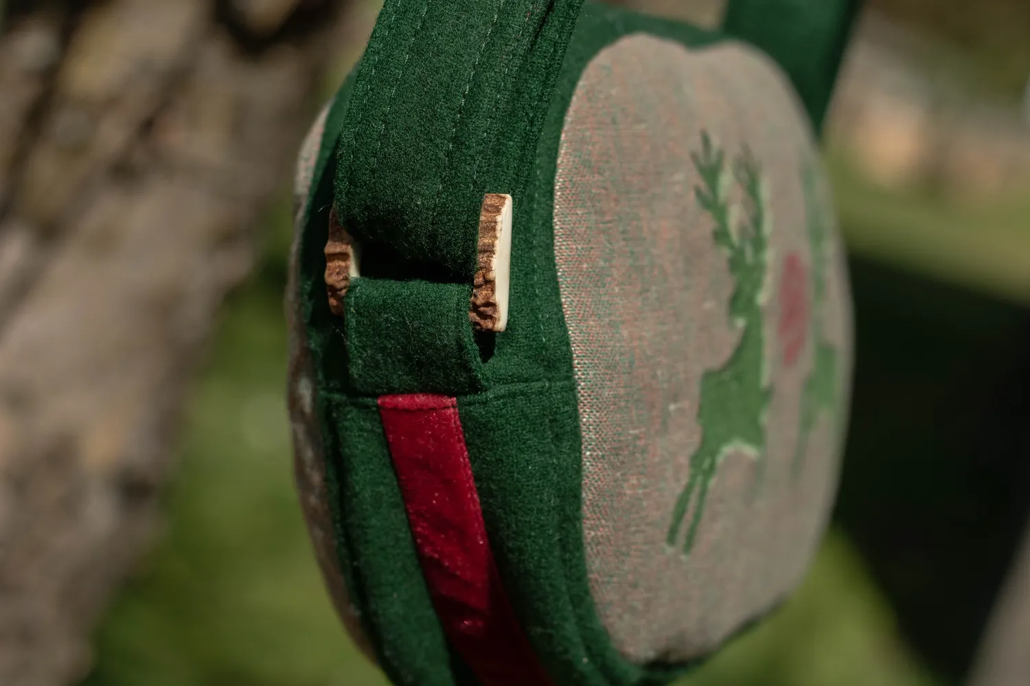 Oh My Deer Loden trachtentasche skuldertaske uld
