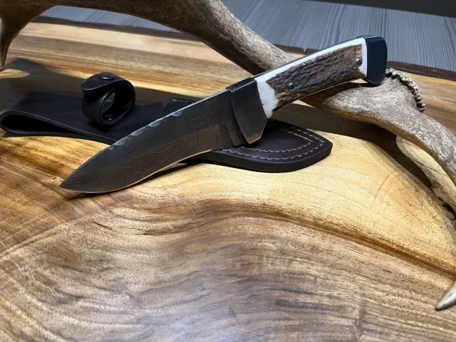 Oh My Deer Jagtmesser jagtkniv damastklinge