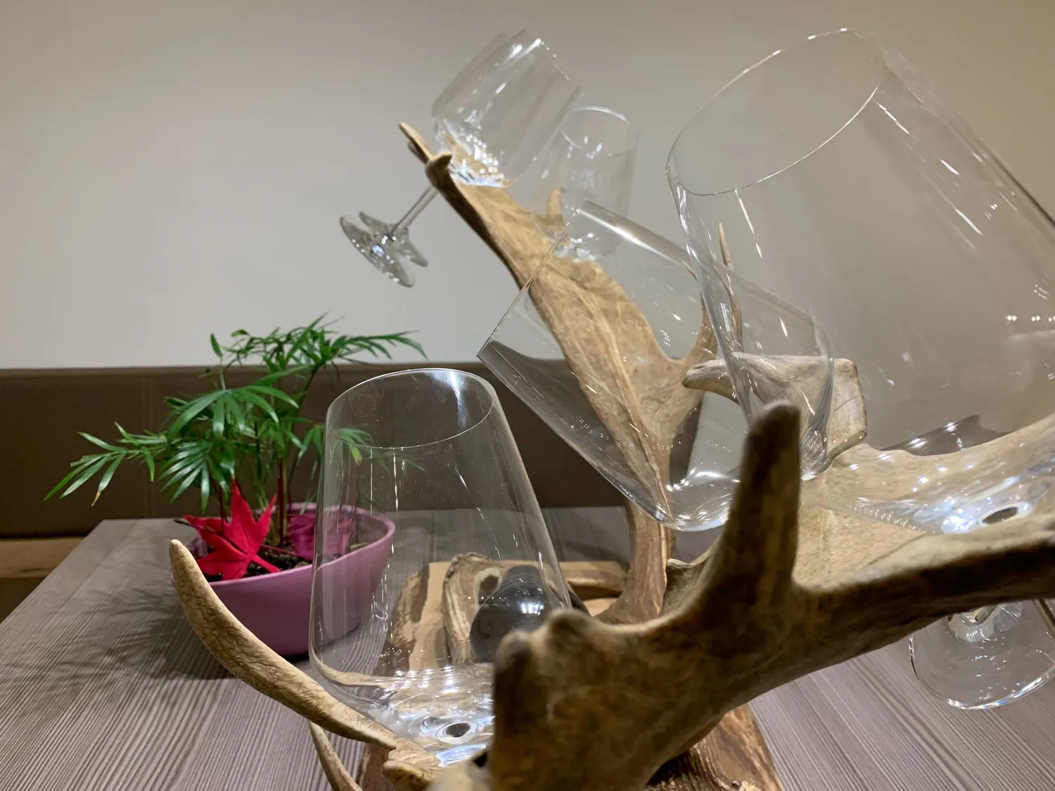 Oh My Deer Weinflaschenhalter vinflaskeholder træ