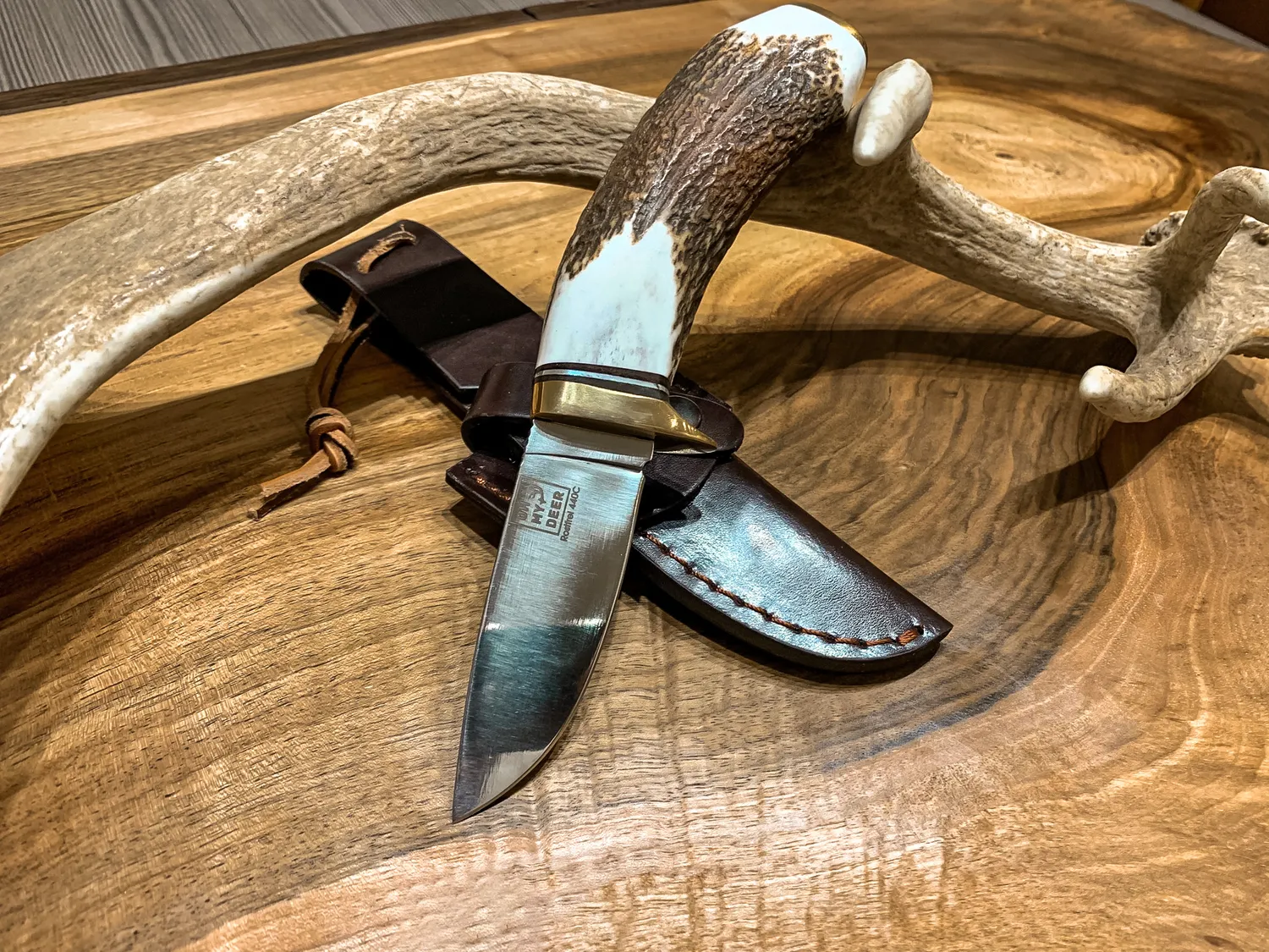 Oh My Deer Jagdmesser jagtkniv hjortehorn klassisk