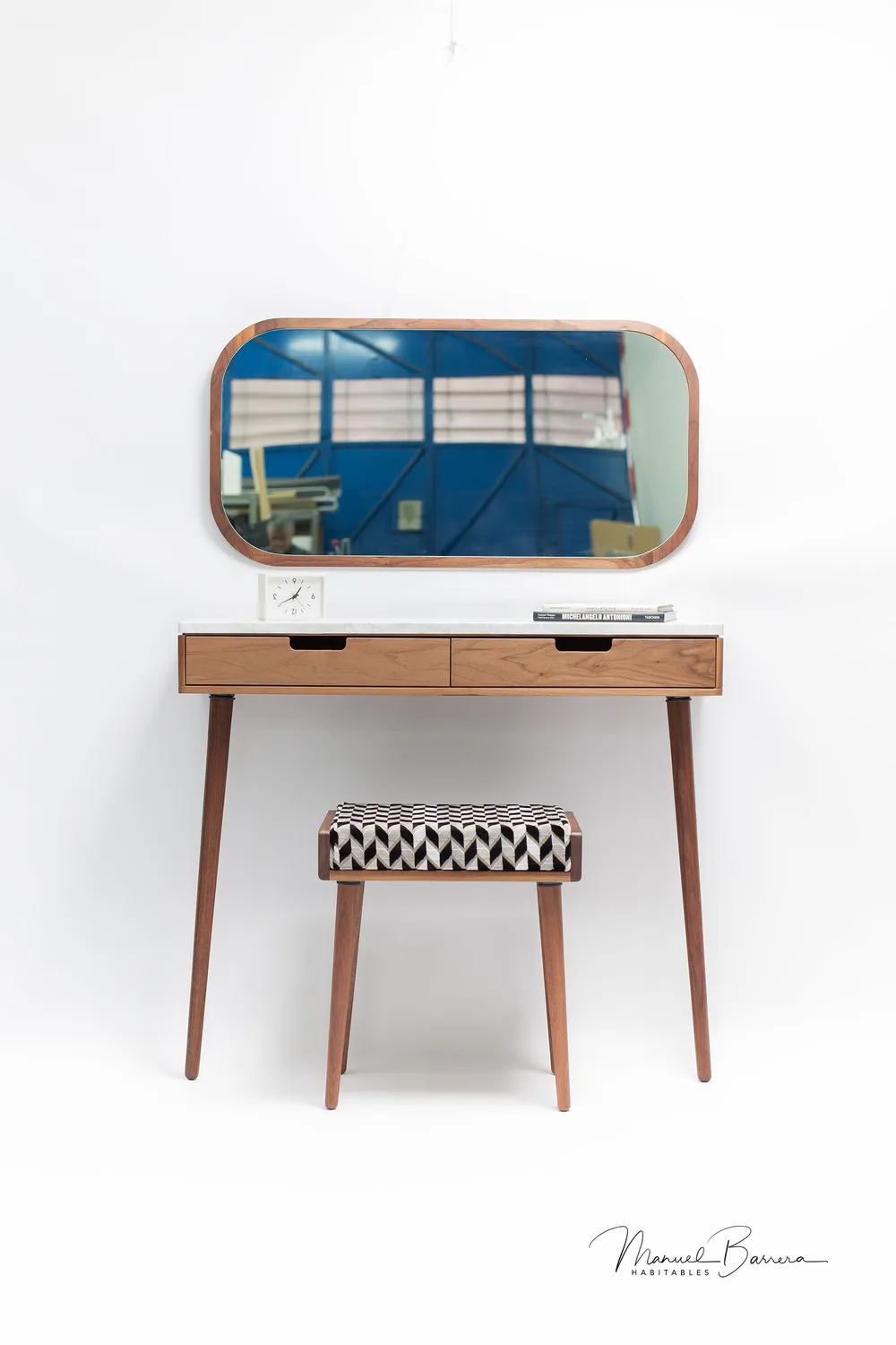 Habitables Mirror 01 vægspejl eg 80x40 cm massiv ramme