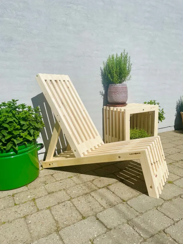 Kabeltromlen Solstol nye traller ubehandlet