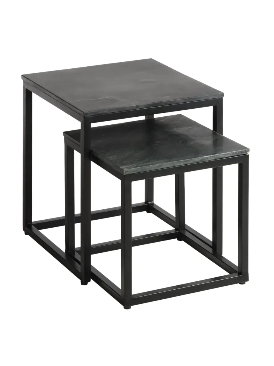 Just Us Furniture Genova sidebord sort marmor