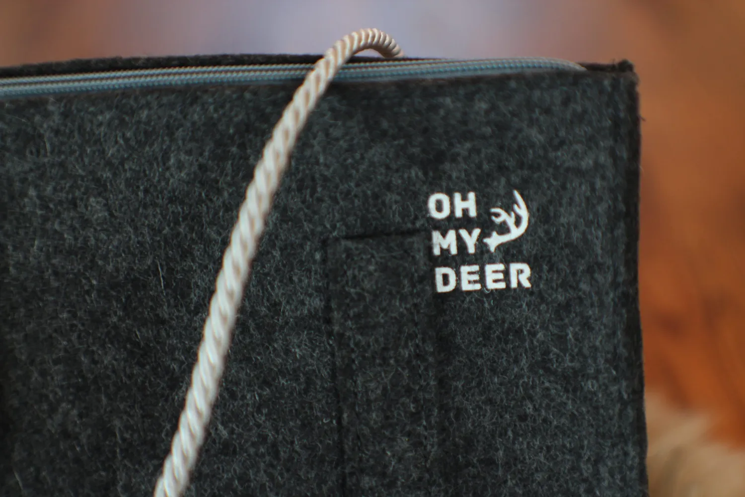 Oh My Deer Trachtentasche Round Bag taske rund læder