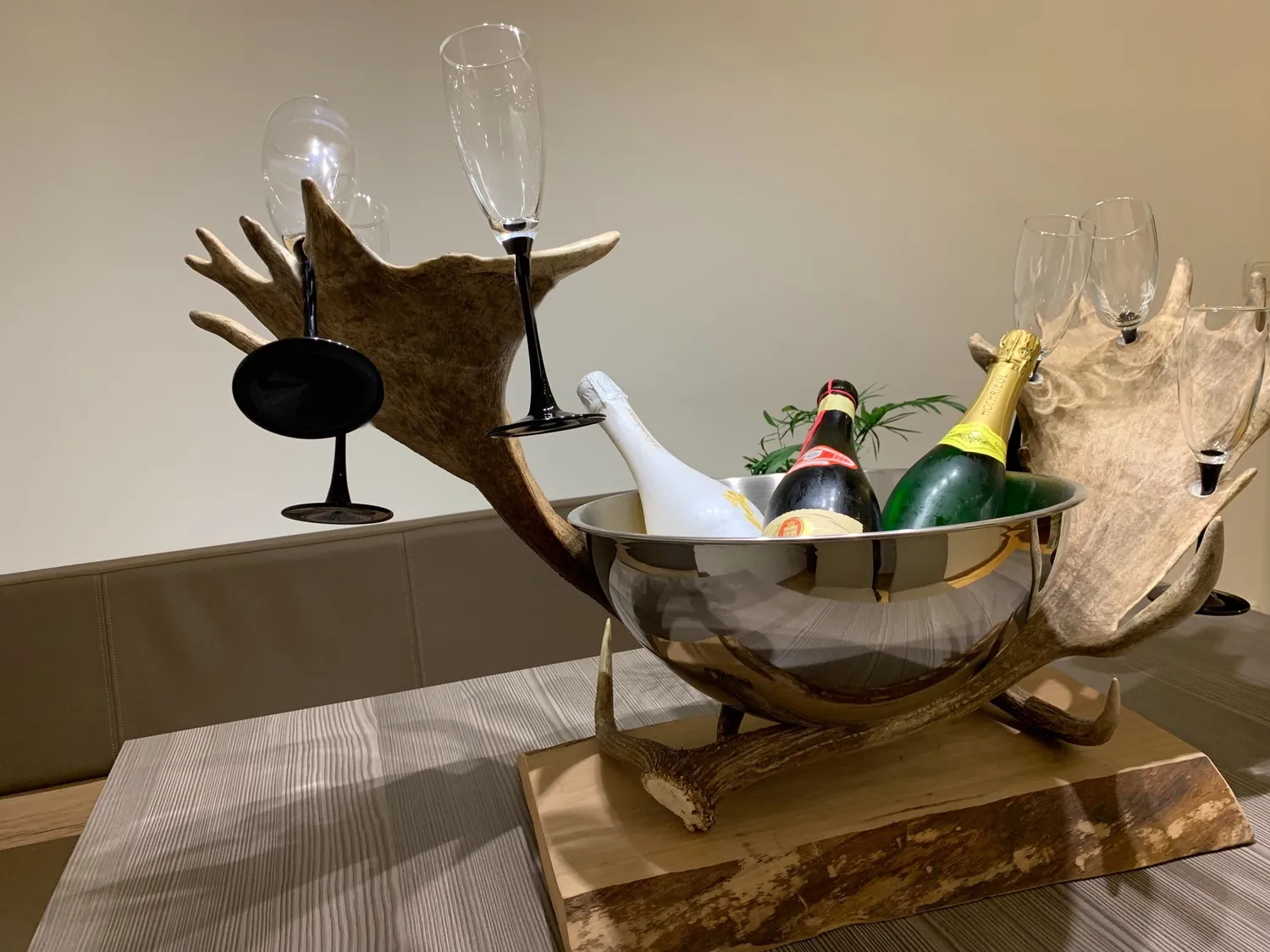 Oh My Deer Sektglasholder champagneglasholder træ