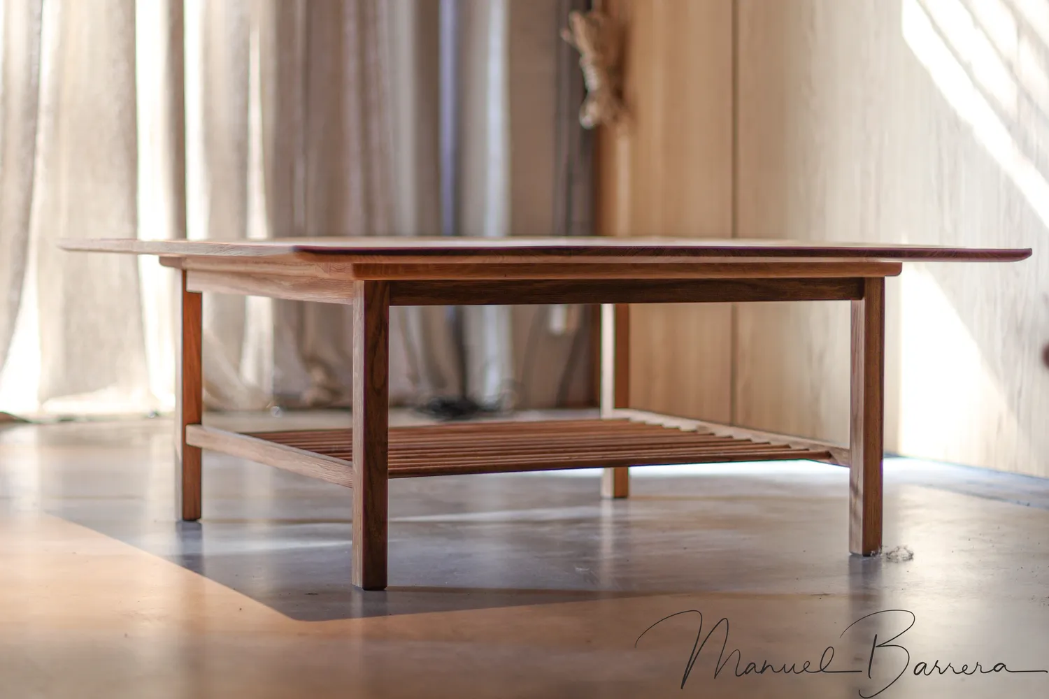 Habitables Carved 06 sofabord eg 100x60 udskæring