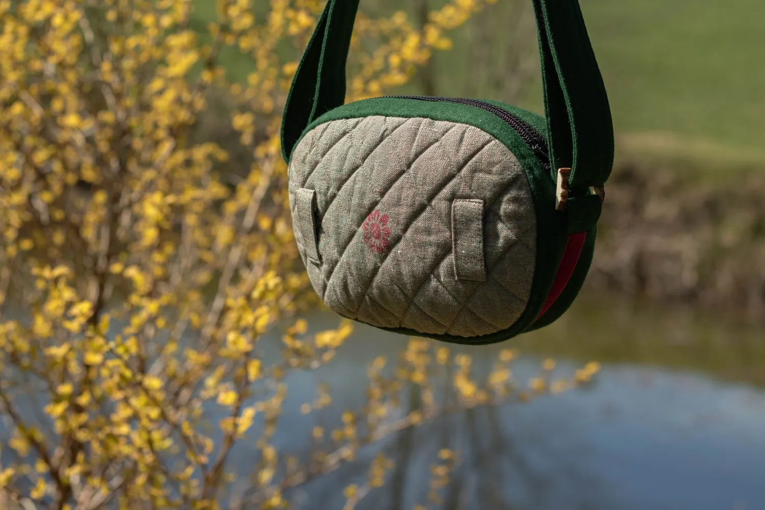 Oh My Deer Loden trachtentasche skuldertaske uld