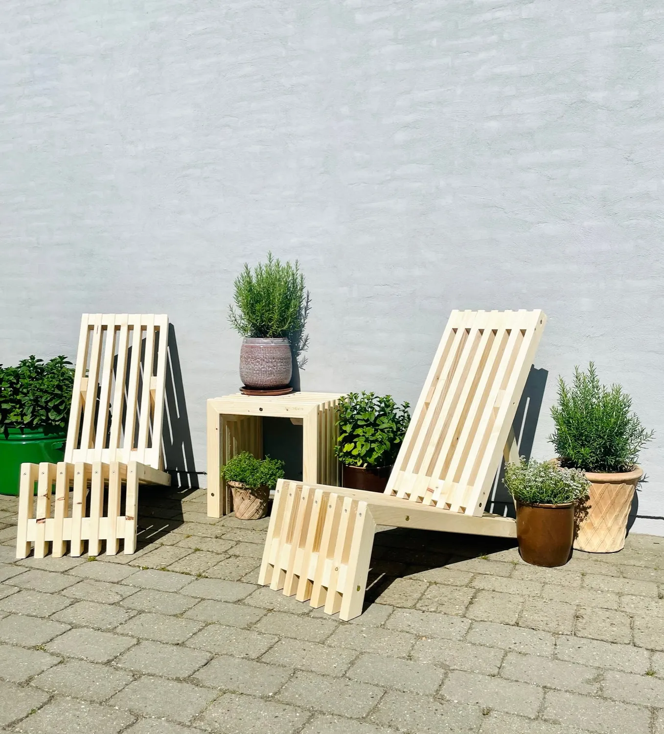 Kabeltromlen Solstol nye traller ubehandlet