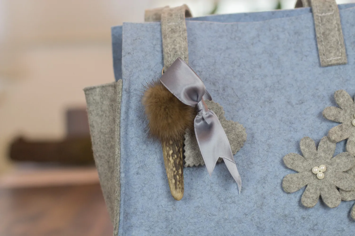 Oh My Deer Trachtentasche Kelly Bag lædertaske brun