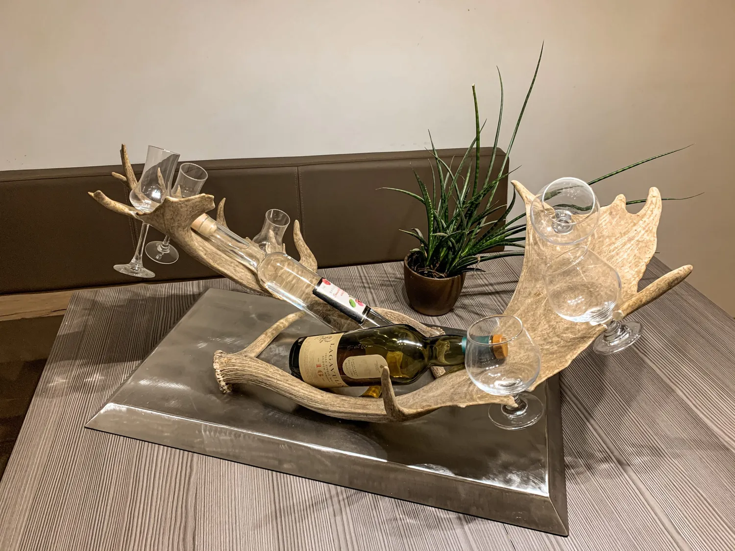 Oh My Deer whiskypræsentation stål flot