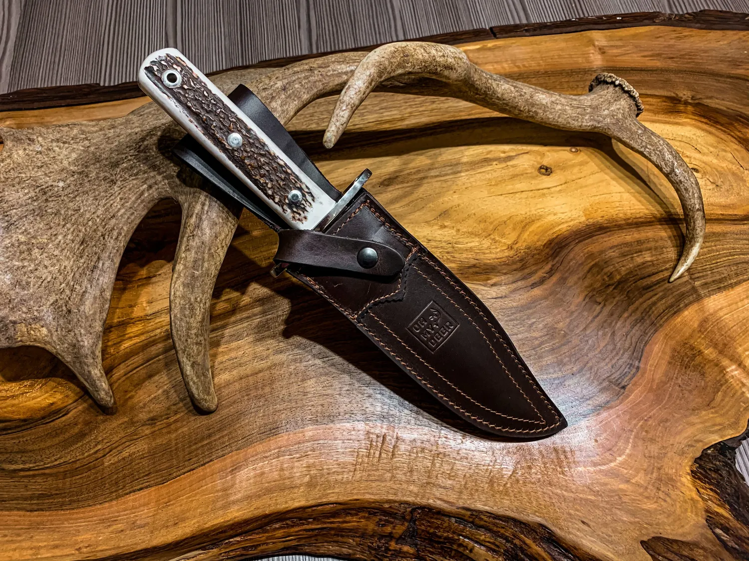 Oh My Deer Bowiemesser kniv Sandvik stål