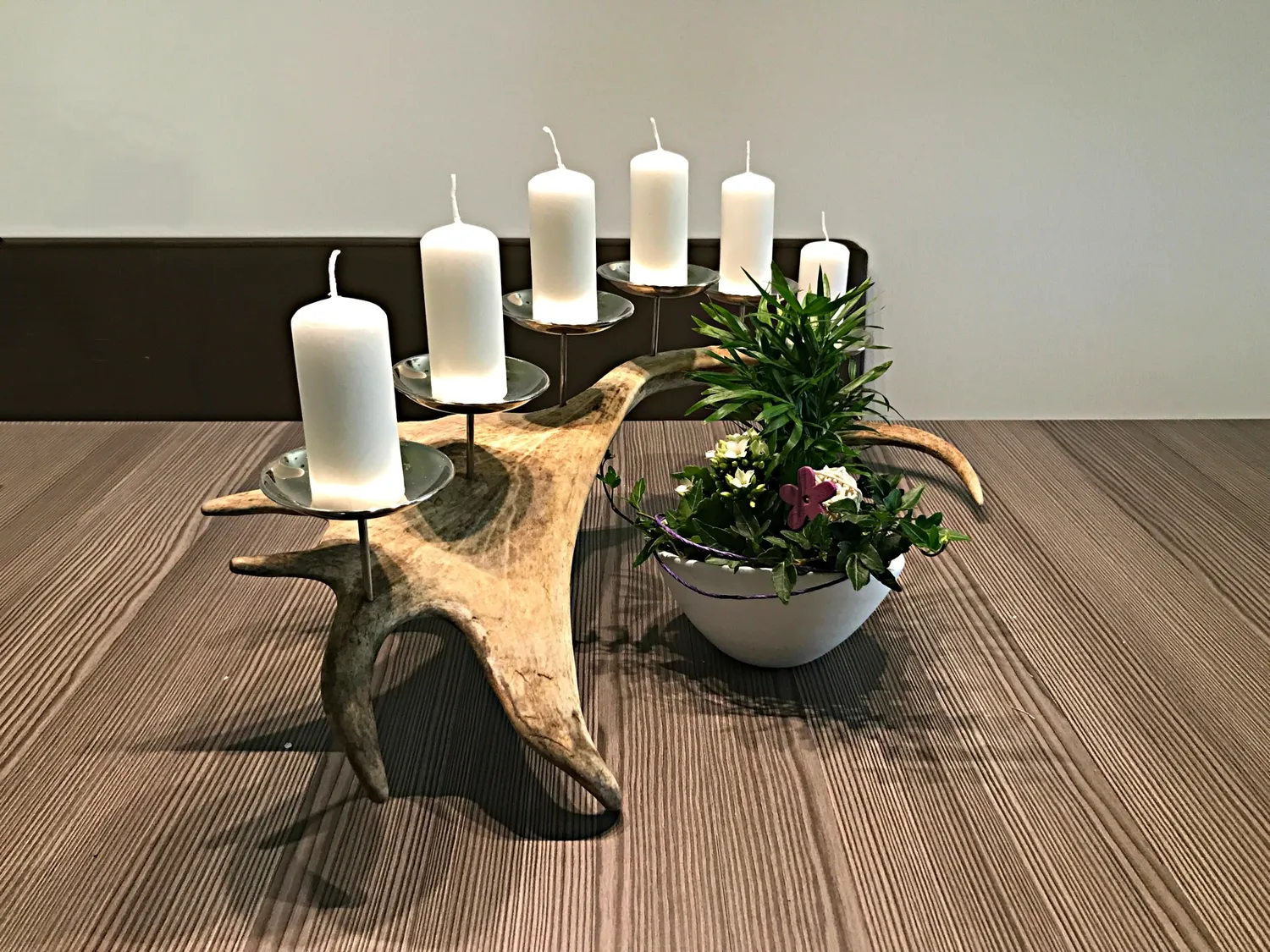 Oh My Deer sølv lysestage til bloklys