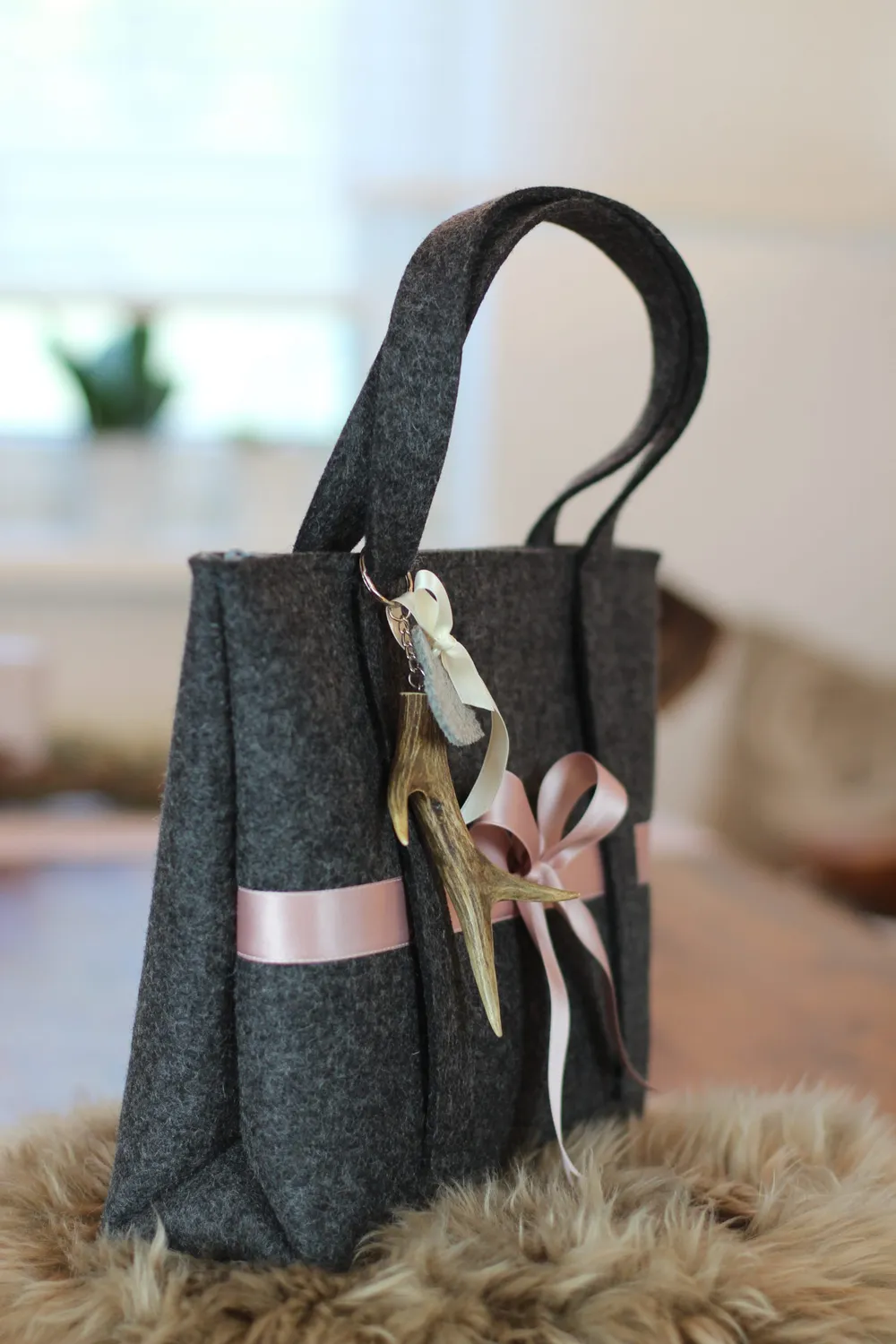 Oh My Deer Trachtentasche Tote Bag M shopper brun