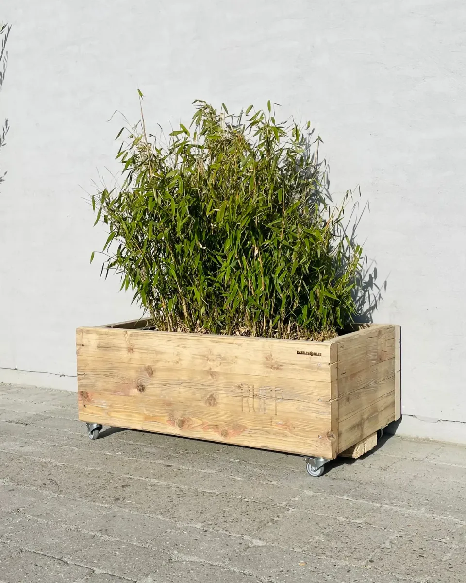 Kabeltromlen Plantekasse 92 cm grantræ ubehandlet