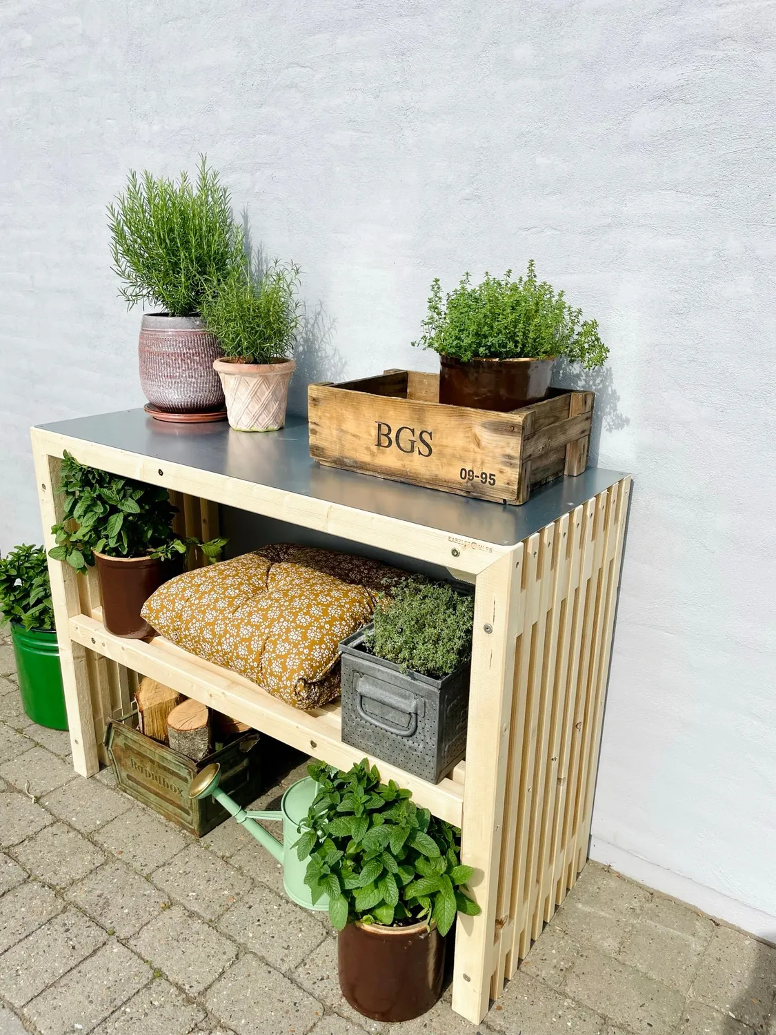 Kabeltromlen Traller Plantebord Nye Traller 120 cm Fyrretræ