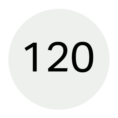 Bønnebord Circle Ø120 rundt spisebord massivt træ