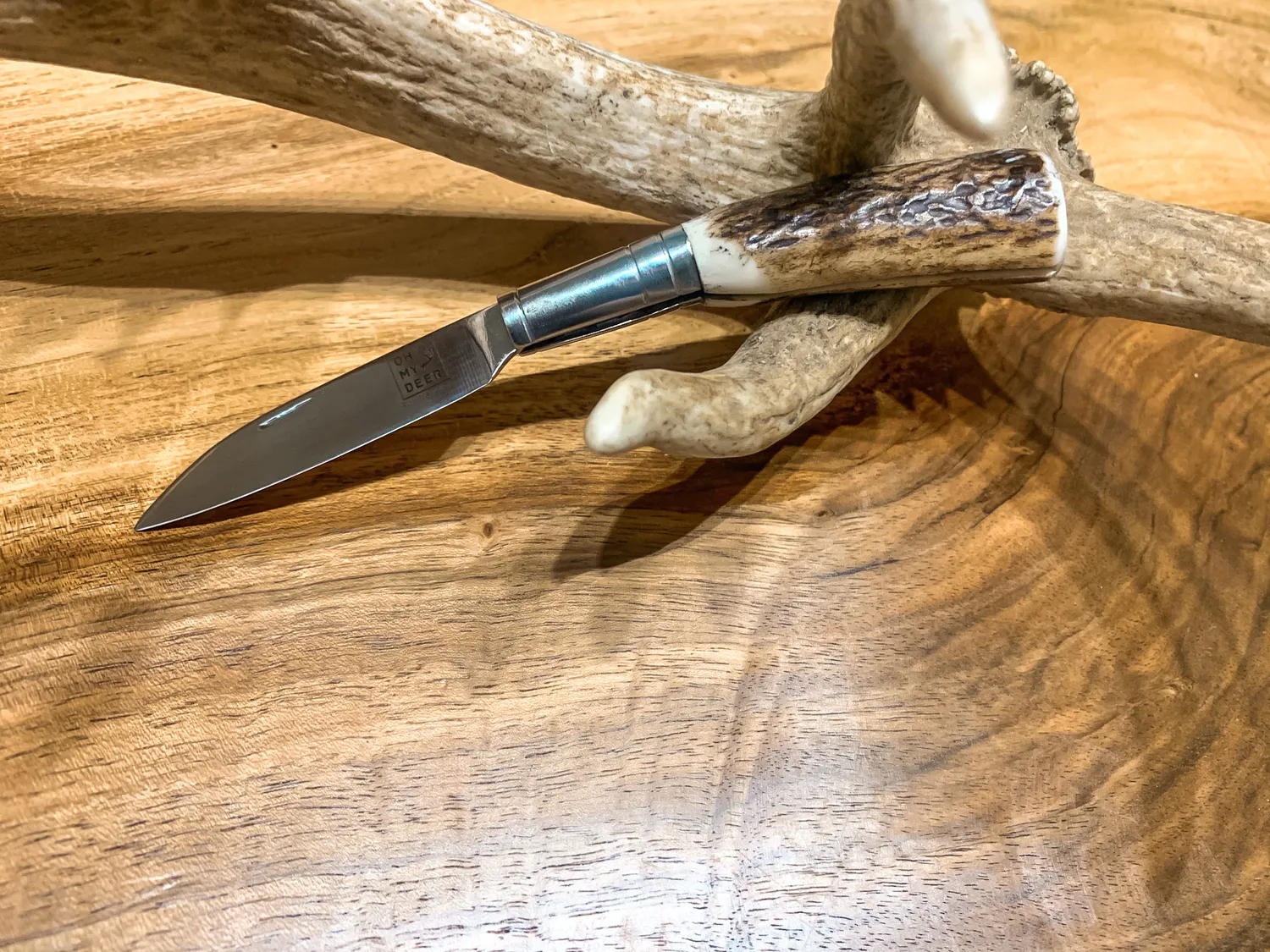 Oh My Deer Hirschhorn Feitel foldekniv hjortehorn
