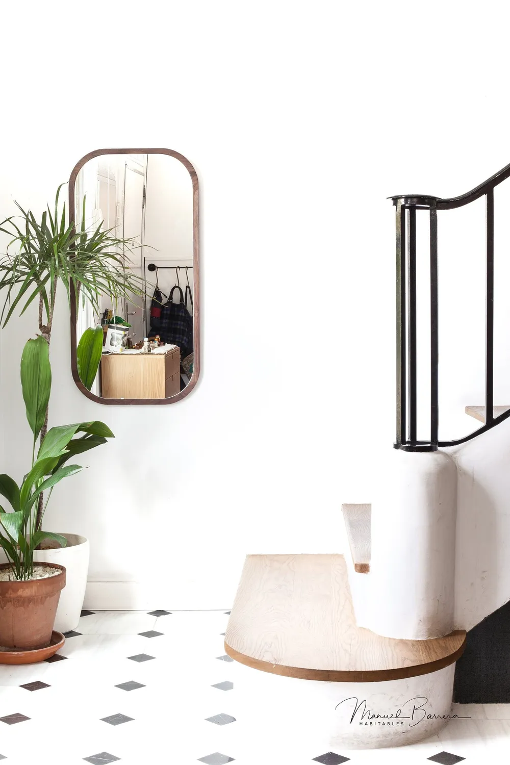 Habitables Mirror 01 vægspejl eg 80x40 cm massiv ramme