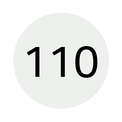 Bønnebord Circle Ø110 bord rundt