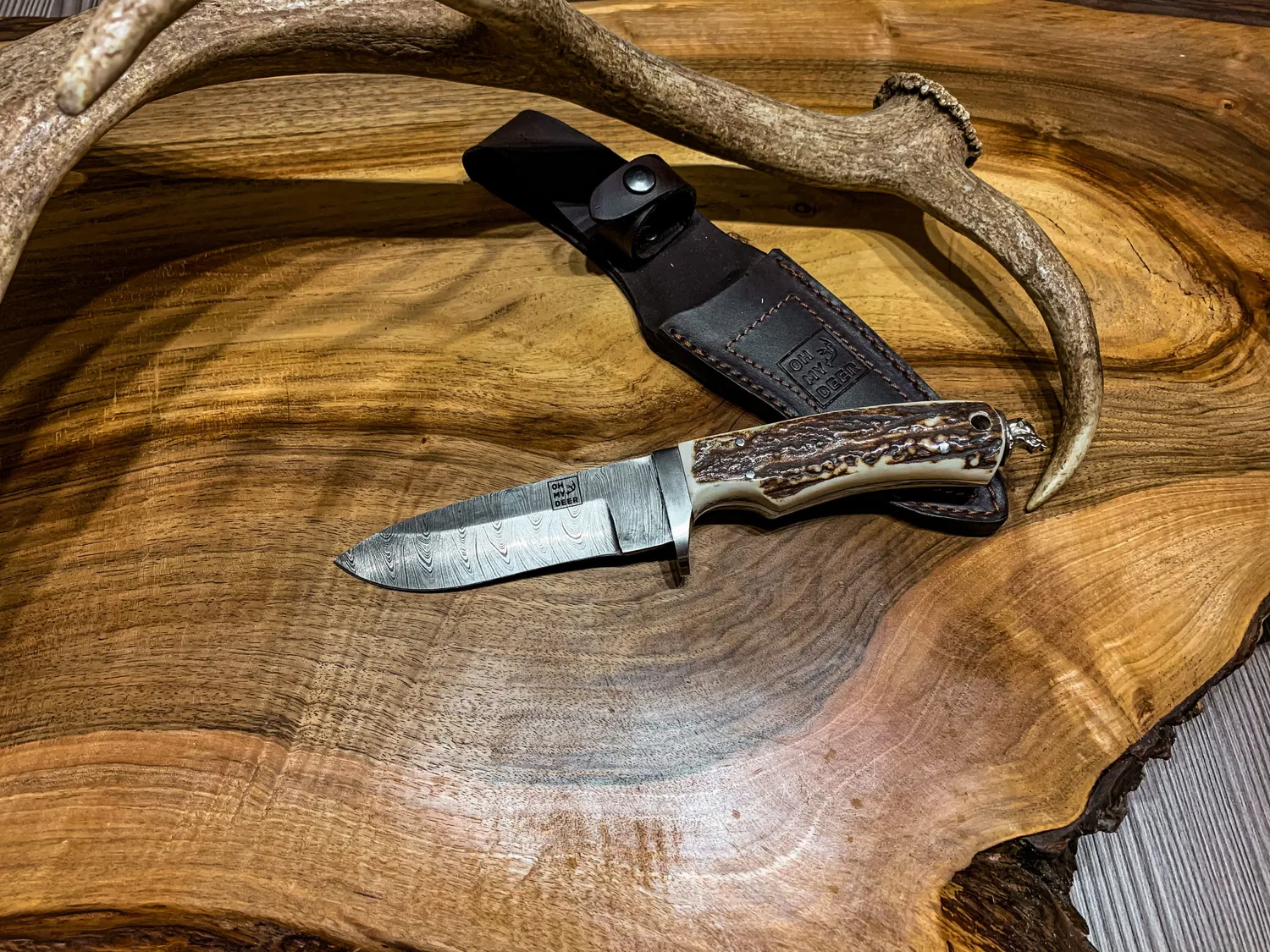 Oh My Deer Damascus Jagdmesser jagtkniv damaskus