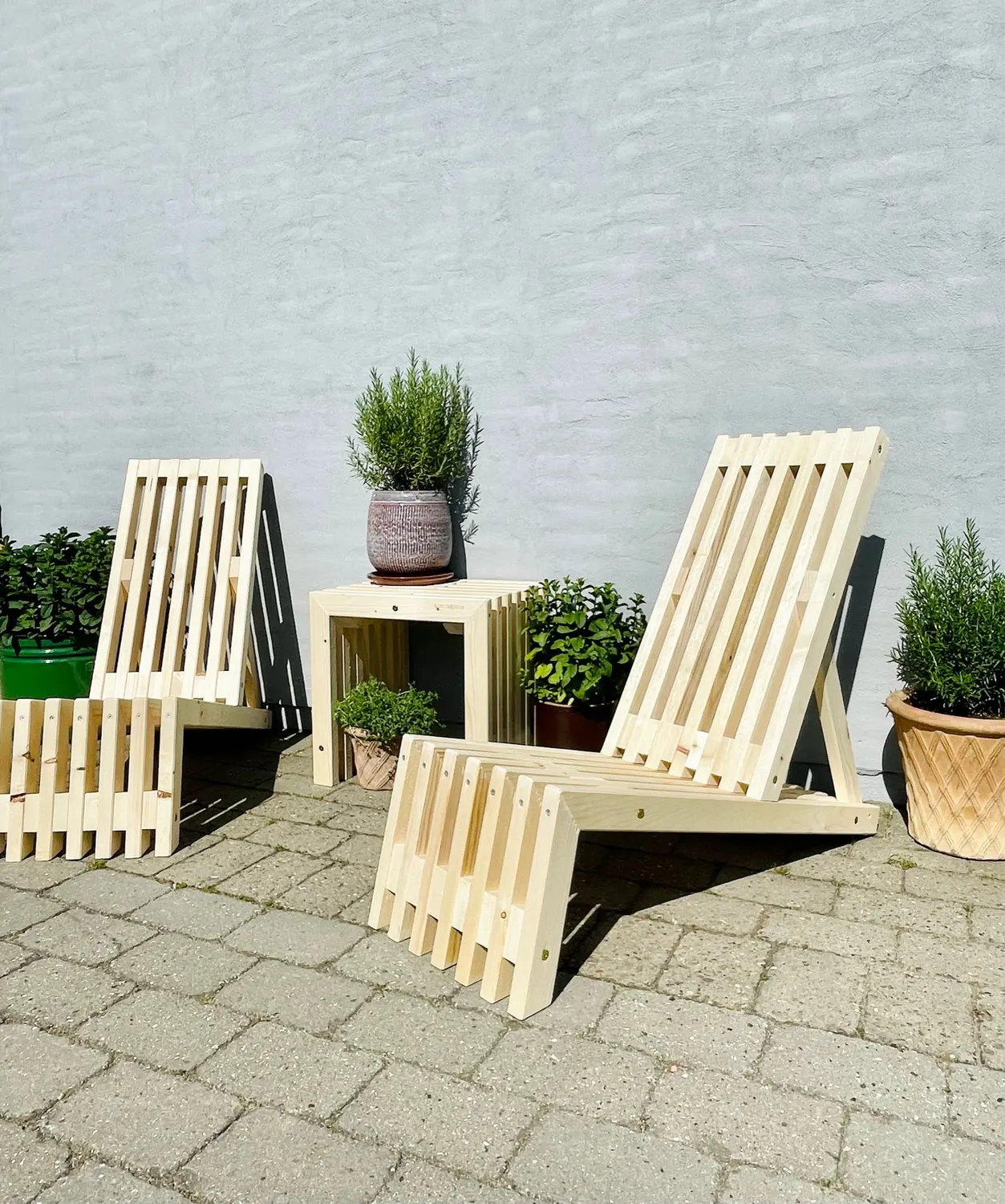 Kabeltromlen Solstol nye traller ubehandlet